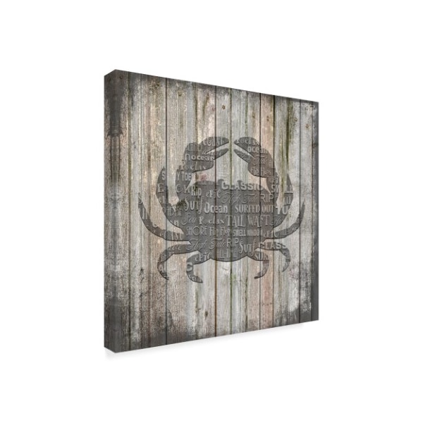 Lightboxjournal 'Gray Crab' Canvas Art,14x14